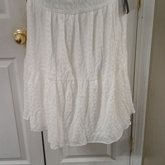 Lulus white crossover tie back sleeveless dress Sz XL NWT - Picture 2 of 11